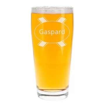 Verre à Bière 25cl tradition personnalisable | Gravure texte