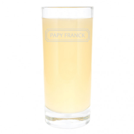 Verre à Ricard texte gravé