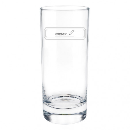 Verre à Ricard gravure texte