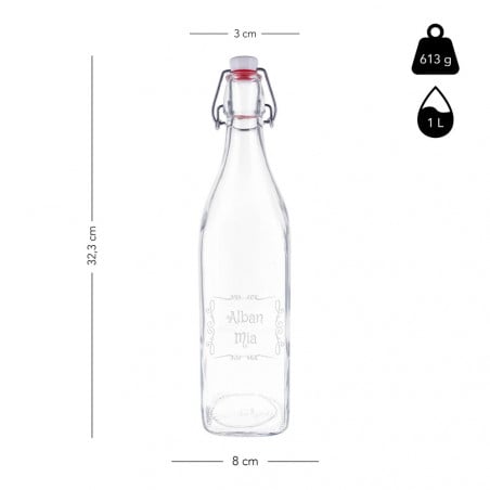 Taille bouteille en verre
