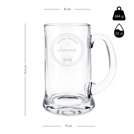 Taille chope à bière