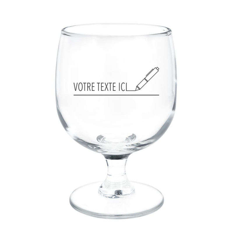 Verre à Cognac Personnalisable Avec Gravure Texte - Cadeau Original Pour Père Ou Ami