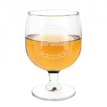 Verre à Cognac personnalisable | Gravure texte originale