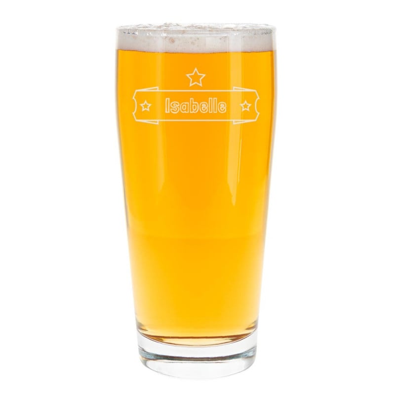 Verre à bière bistro personnalisé