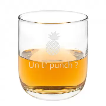 Verre à Rhum personnalisé | Gravure texte & Design
