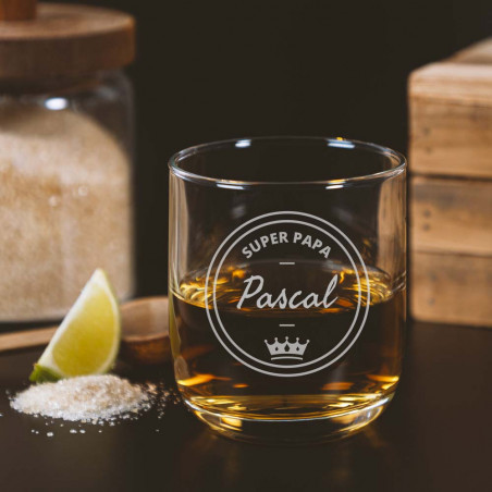 Verre à rhum personnalisable pour papa