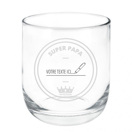 Verre à rhum unique - Cadeau papa