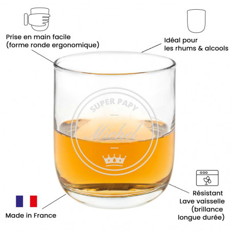 Atouts verre rhum papy