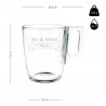 Taille de la tasse à thé Mr et Mme