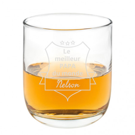 Verre à Rhum Ecusson gravé