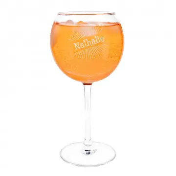 Verre apéritif à Spritz personnalisé | Gravure texte