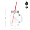 Taille Mason Jar arc en ciel