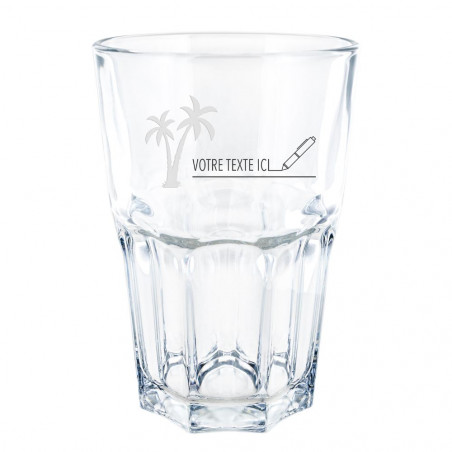 Verre à Mojito gravure texte