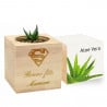 Ecocube aloe vera gravé