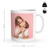 Taille du mug blanc photo