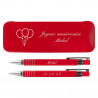 Duo stylo bille et porte mine gravé