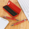 duo stylo bille et porte mine rouge gravé