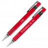 Coffret stylo et porte mine rouge unique communion