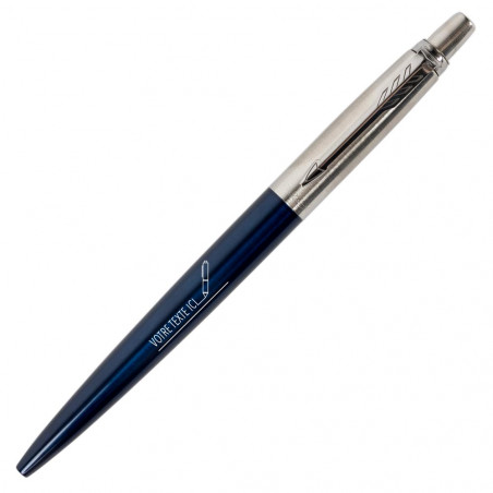 Stylo parker Jotter bille bleu unique avec gravure texte