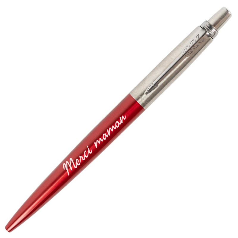 Stylo parker jotter rouge gravé