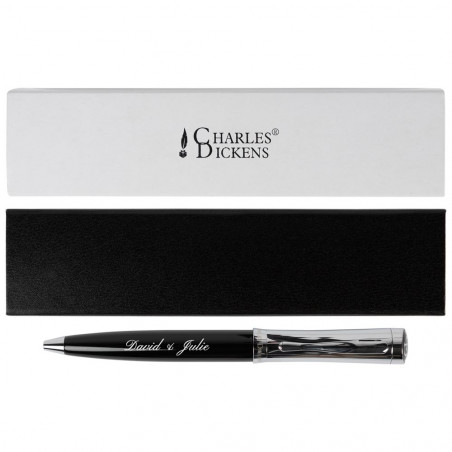 Stylo twist Charles Dickens avec gravure
