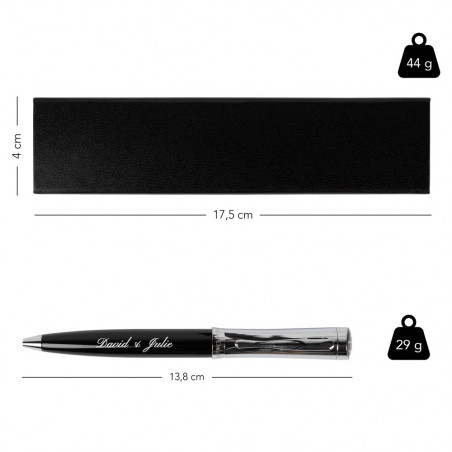 Taille stylo twist Charles Dickens unique