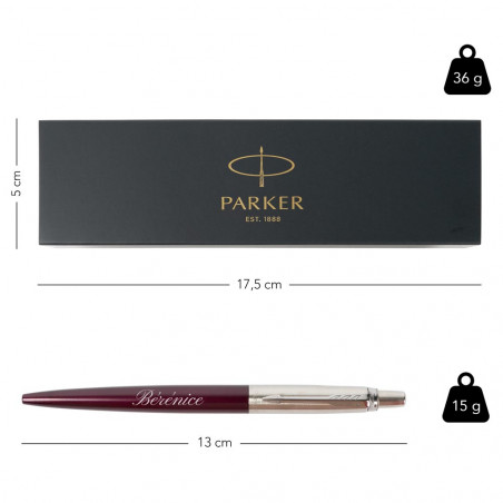 Taille stylo Parker Jotter de couleur violine