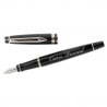 Stylo Waterman plume expert noir gravure texte