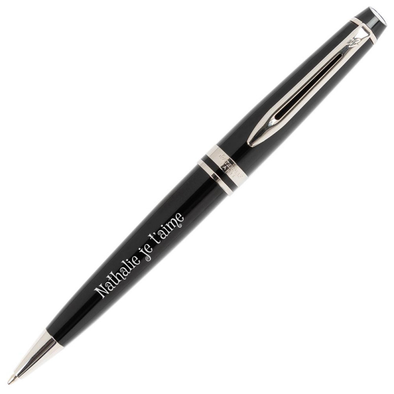 Stylo Bille/roller Waterman Prestige - Magnifique Résine Noire Et Plaqué Or 18 Carats, Occasion