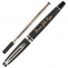 Stylo Waterman Expert Roller noir personnalisé avec recharge