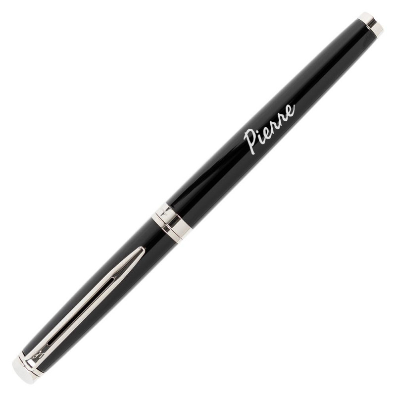 Stylo Waterman Hémisphère Roller noir à personnaliser