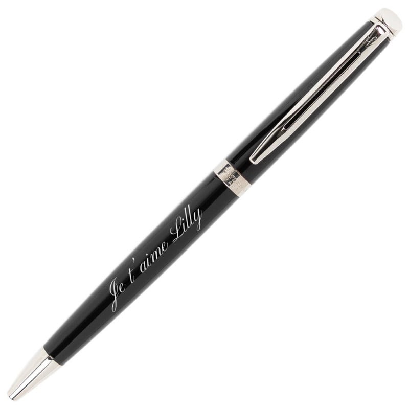 Stylo Waterman Hémisphère noir personnalisable