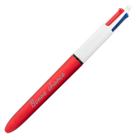 Stylo Bic rouge gravé