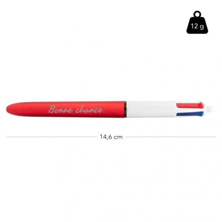 Taille stylo Bic rouge