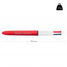 Taille stylo Bic rouge