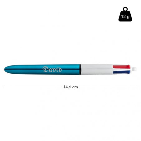 Taille stylo 4 couleurs Bic bleu