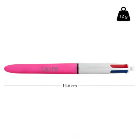 Taille stylo rose 4 couleurs de la marque Bic