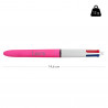 Taille stylo rose 4 couleurs de la marque Bic