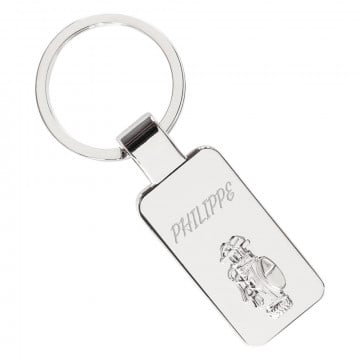 Porte clés sac de golfeur personnalisé gravé