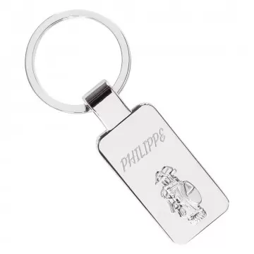 Porte clés sac de golfeur personnalisé gravé