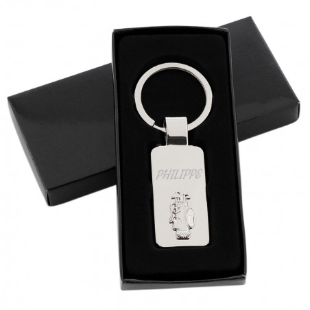 Porte clés golf personnalisé gravure texte