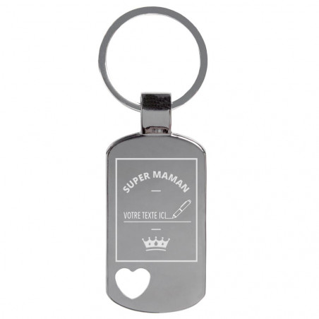 Porte clé pour maman à personnaliser