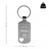 Taille du porte clé pour Papy