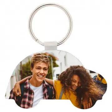 Porte clés voiture à personnaliser avec photo imprimée