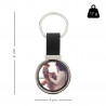 Taille porte clef rond tournant