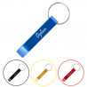 Porte clé mini décapsuleur coloré gravé