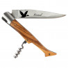 Couteau poche avec manche frêne canard personnalisable