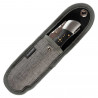 Couteau outdoor noir avec pochette