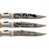 Design disponible sur la lame du couteau frene tatouage