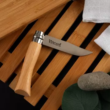 Couteau Opinel N°7 personnalisé | Gravure texte au choix